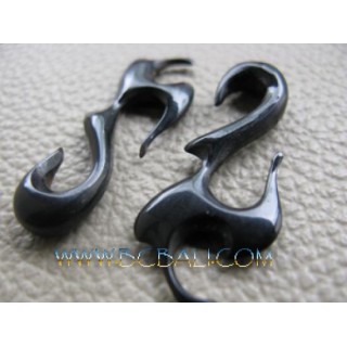 Natural Horn Earring Tribal