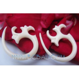 Nature Bone Earring Tribal