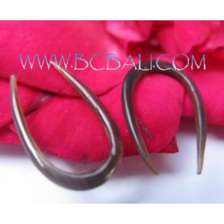 Simple Horn Hooked Earring