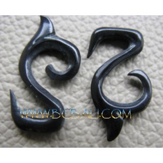 Taboo Hooked Solid Horn Earring