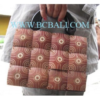 Coconut Carved Medium Bag