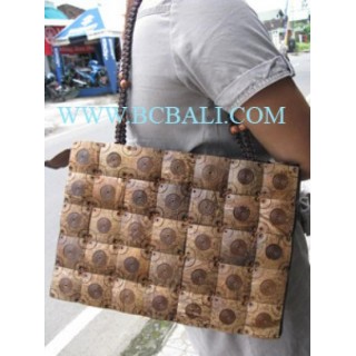 Ladies Carving Coco Handbags