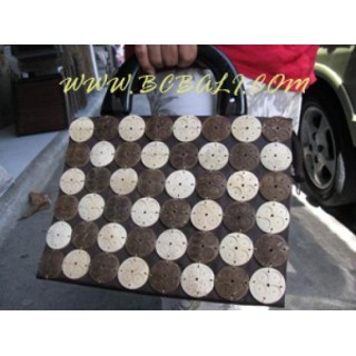 Ladies Casual Coconut Wooden Bags