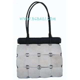 White Coconut Woods Bags