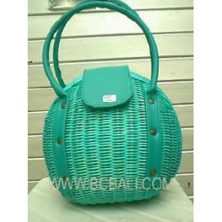 Exotic Rattan Handbag