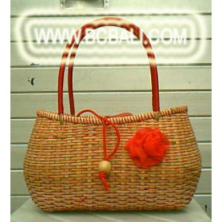 Handbag Handmade Rattan Fashion