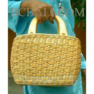 Handbags Rattan Oval