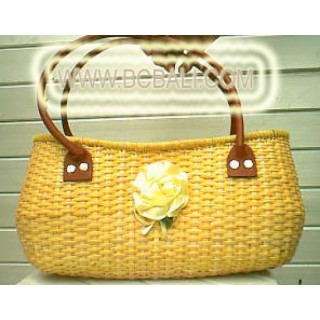 Ladies Fashion Rattan Purse