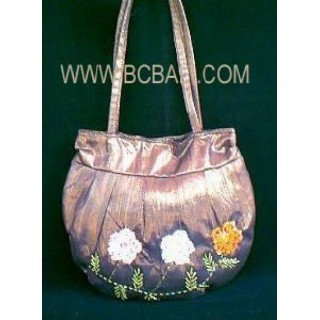 Cotton Bag With Beads