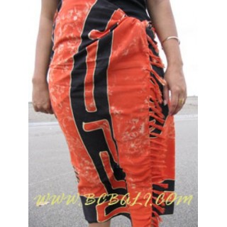 Celtic Sarong Hand Painted