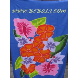 Floral Balinese Rayon Sarongs