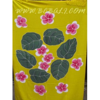 Floral Panted Rayon Sarongs