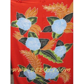 Hand Painted Floral Sarongs