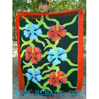 Hand Painted Rayon Sarongs