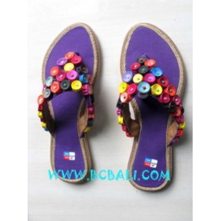 Fashionable Sandals From Beads