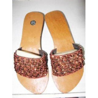 Ladies Bead Flip Flops