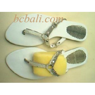 Sandals Mika Leather Snake