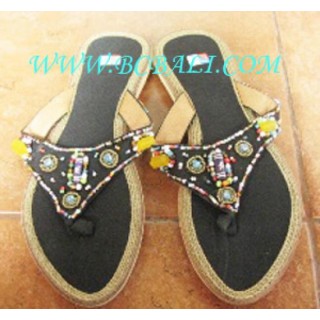 Women Beaded Sandal's