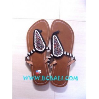 Women Sandals With Beads