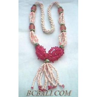 Beads Necklaces Rezin