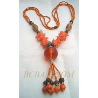 Glass Beads Fashion Necklaces