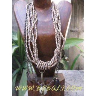 Natural Beads Antique Necklaces