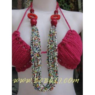 Woman Fashion Beads Necklace