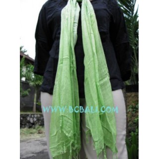 Scarves Mono Color green 