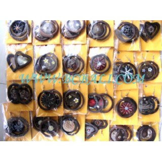 Wooden Earrings Accessories Handmade Wholesale