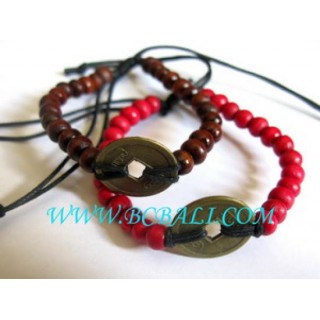 Wood Beaded Bracelets