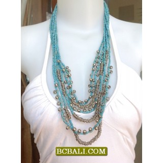 Beads Necklaces Charm Strand for Women