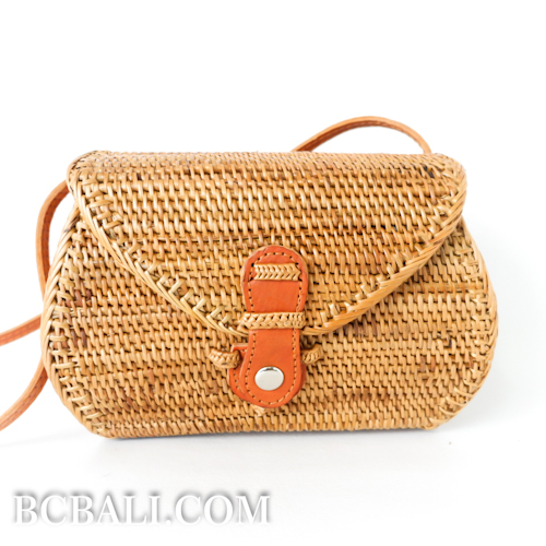 purses batural straw rattan bags handmade women style classic - purses ...