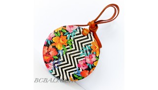 Ladies Fashion Circle Rattan Sling Bags Deco Handmade