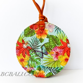 Ladies Fashion Circle Rattan Sling Bags Deco Handmade