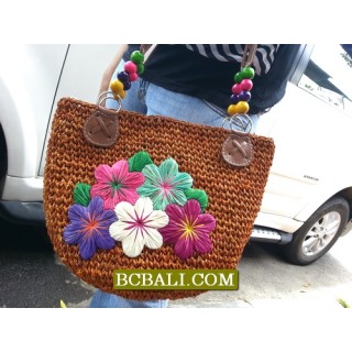 Amazing Design Natural Embroidery Handbags