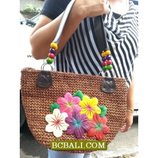 Amazing Design Natural Embroidery Handbags