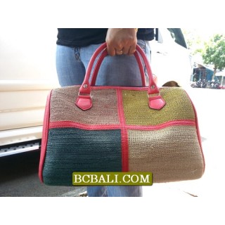 Bali Travel Handbags Straw Material