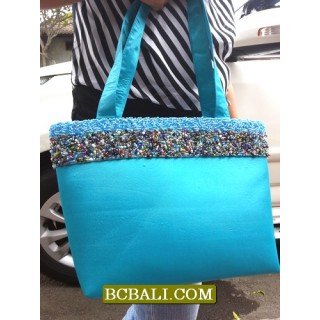 Handmade Beaded Cotton Handbags