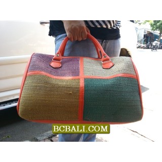 New Fashion Travel Bags Handmade Straw