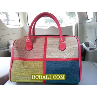 Bali Travel Handbags Straw Material