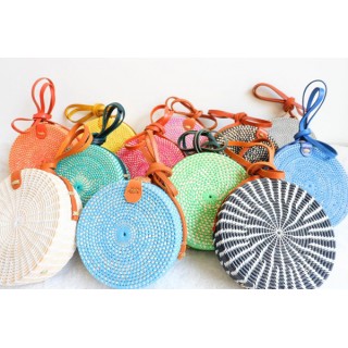 Free Shipping > Best Quality Rattan Bag 21 Pieces Color