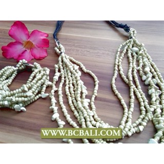 Charm Multi Strands Long Seeds Necklace Bead