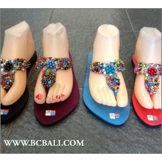 Bali Handmade Sandals Beads Slippers