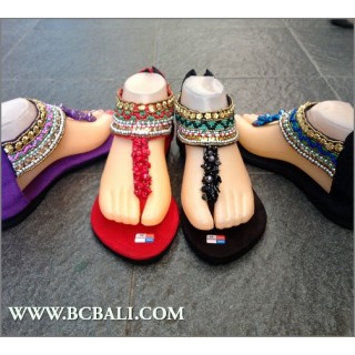 Flip Flops Bohemia Beading Sandals Bali